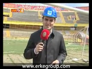ERKE Dış Ticaret ltd, Ali Samiyen Stadium Demolition with Mantovanibenne Pulverizer