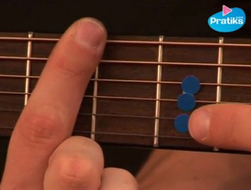 Guitare - Comment jouer le RE / D Barré