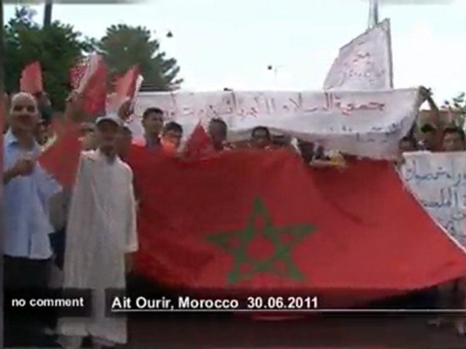 Moroccans demonstrate support for reforms - no comment