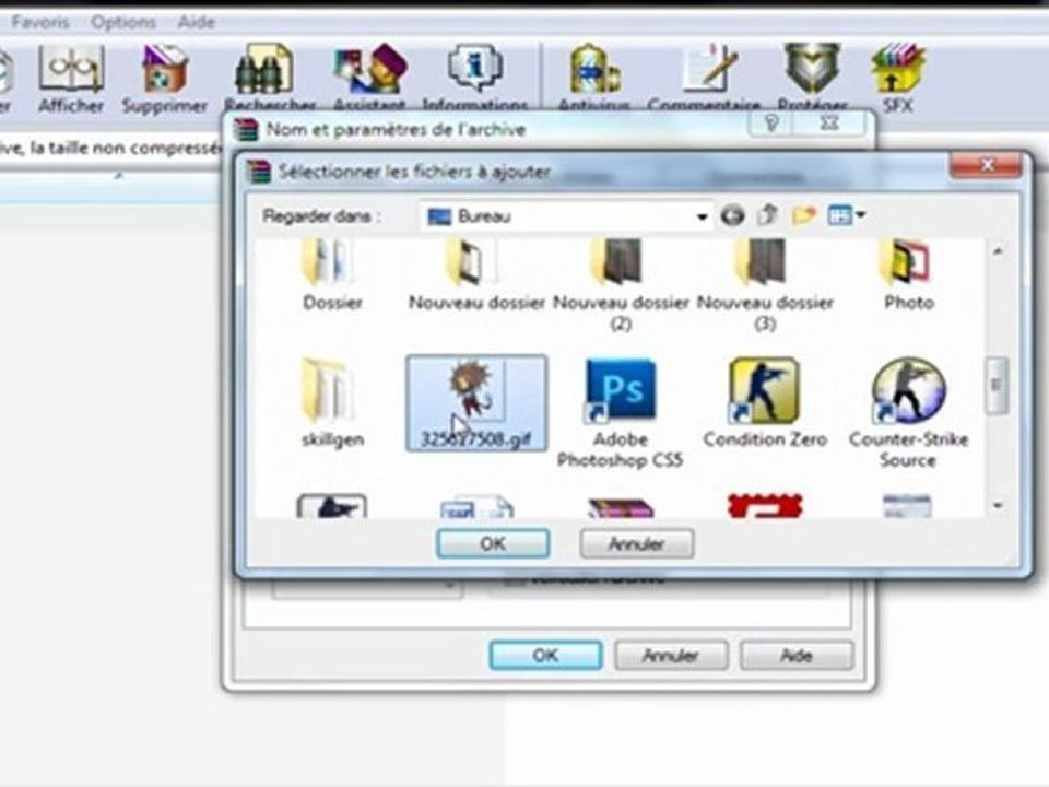 Mettre un mot de passe sur winrar