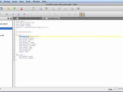 InDesign CS5 : Fichiers CSS et XHTML