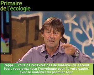 Primaire de l'écologie - Débat du second tour - partie 10