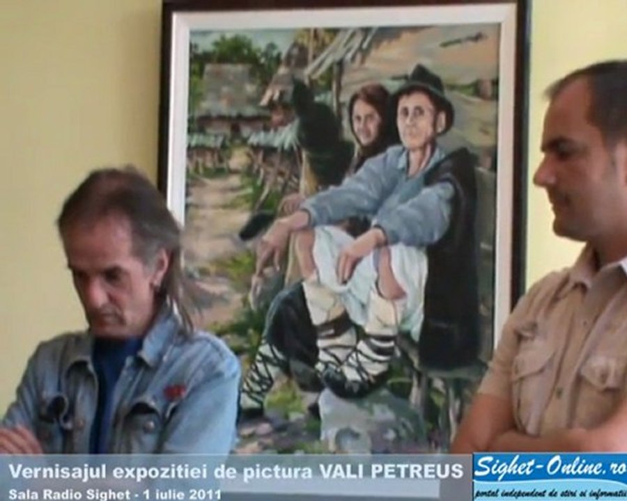 Vali Petreus - vernisajul expozitiei de pictura - 1 iulie 2011 - Sala Radio Sighet