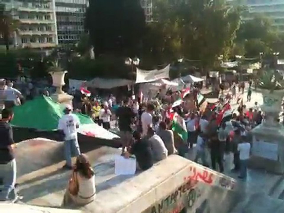 Σύριοι στο Σύνταγμα