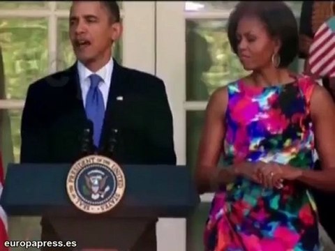 Michelle Obama: pánico en el avión