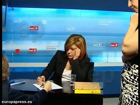 Elena Valenciano en Ferraz