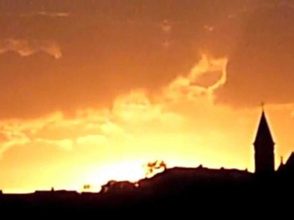 Survol de la gendarmerie en hélicoptère