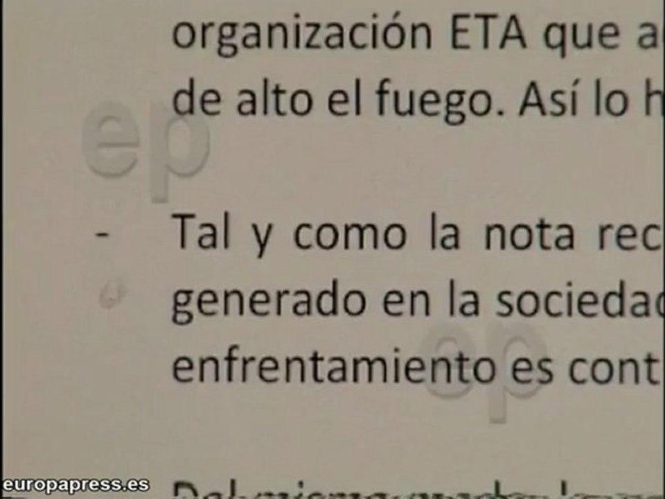 La Izquierda Abertzale valora el comunicado de ETA