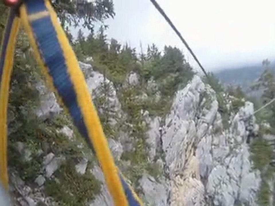 Annecy via ferrata parcours Monté Médio