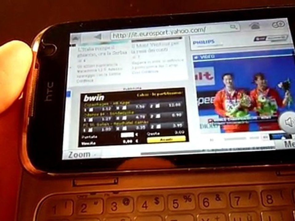 SkyFire Browser su HTC Touch Pro 2