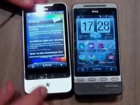 Video Confronto HTC Legend vs HTC Hero @MWC