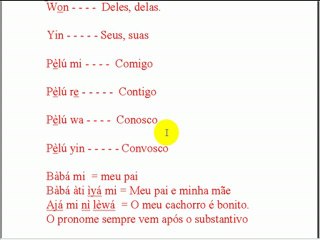Curso de Yorùbá - Aula 5 (3/3) (Olùkó Vander)
