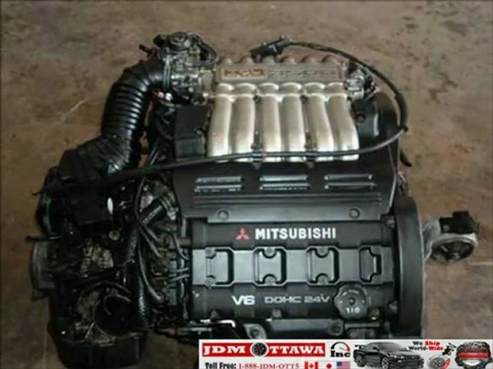 JDM Mitsubishi Engines, 6G72TT, 4G63-T CYCLONE, 6G72, DIAMANTE, GALANT, 4G63-T Silver, Japan Motor