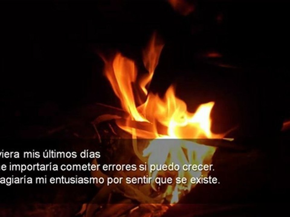 El Mejor Poema de Motivación: Si Viviera Mis Últimos Días
