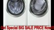 SPECIAL DISCOUNT Electrolux IQ Touch White Steam Front Load Washer and Steam ELECTRIC Dryer Laundry Set W/ Pedestals EIFLS60JIW_EIMED60JI...
