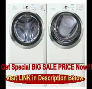 Electrolux Silver IQ Tour IQ Touch Front Load Washer and Steam ELECTRIC Dryer Laundry Set W/ Pedestals EIFLS60LSS_EIMED60LS... FOR SALE