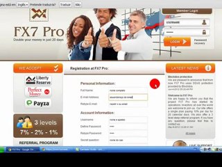 Como fazer cadastro na Fx7 Pro. CARTÃƒO DE CREDITO