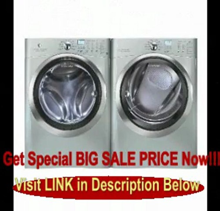 Elecs>Electrolux Silver IQ Touch Front Load Washer and Steam ELECTRIC Dryer Laundry Set EIFLS60LSS_EIMED60LSSElectrolux Silver IQ Touch Front Load Washer and Steam ELECTRIC Dryer Laundry Set EIFLS60LSS_EIMED60LSS FOR SALE