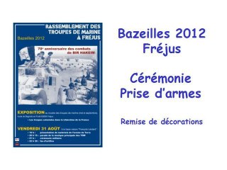 Bazeilles 2012 - Remise de décorations