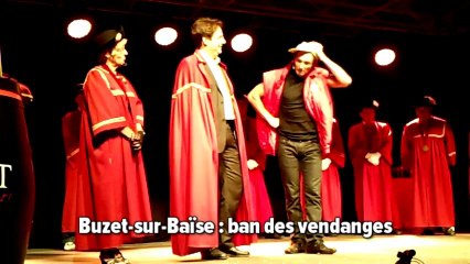 Buzet sur Baise: ban des vendanges