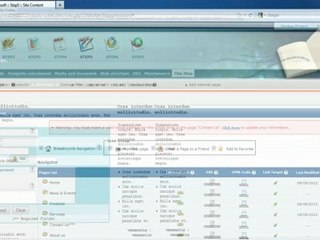 creating forms within a page in rvsitebuilder