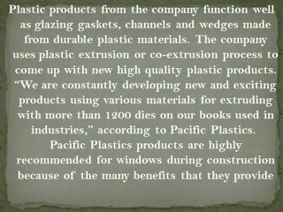 Best Plastic Products for Construction Windows