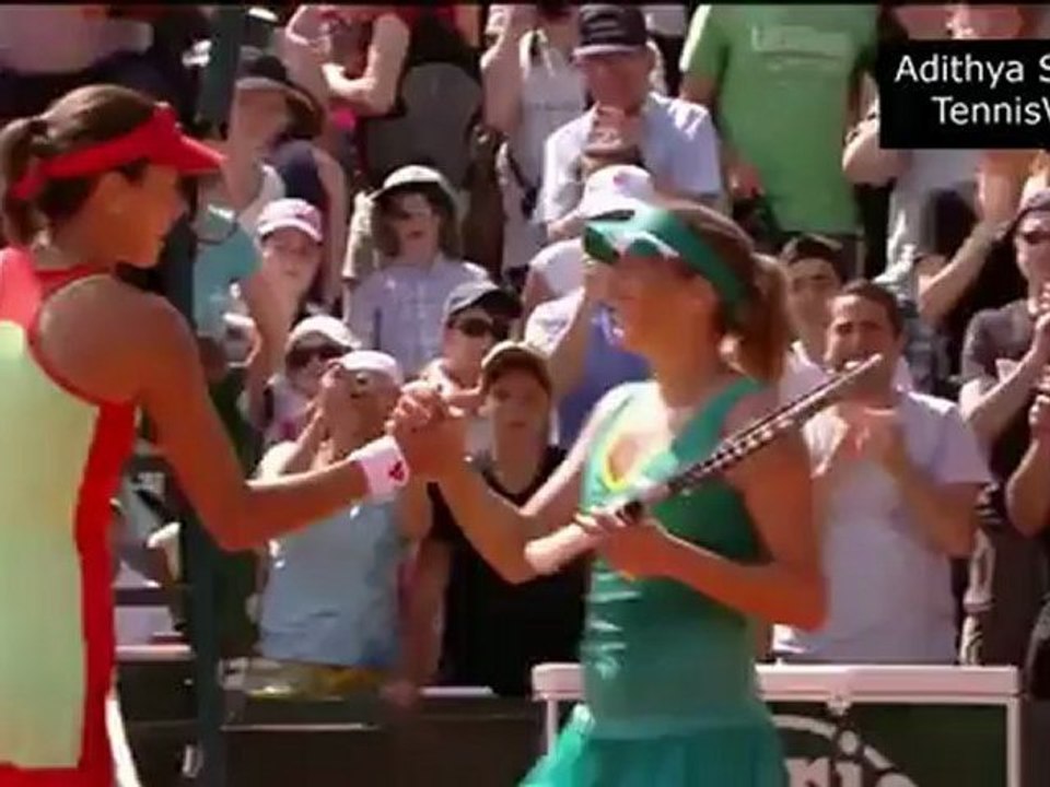 Ivanovic vs Peer 2012 RG Highlights