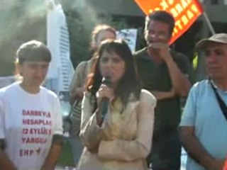 EHP Genel Başkanı Sibel Uzun 12 Eylül 6. Duruşması, Duruşma Arası Konuşması