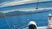 Sortie en mer avec Colette et Sylvain sur le bateau d'Alain.