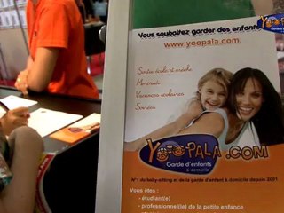 Yoopala, au salon de la rentrée : 1800 postes baby-sitters