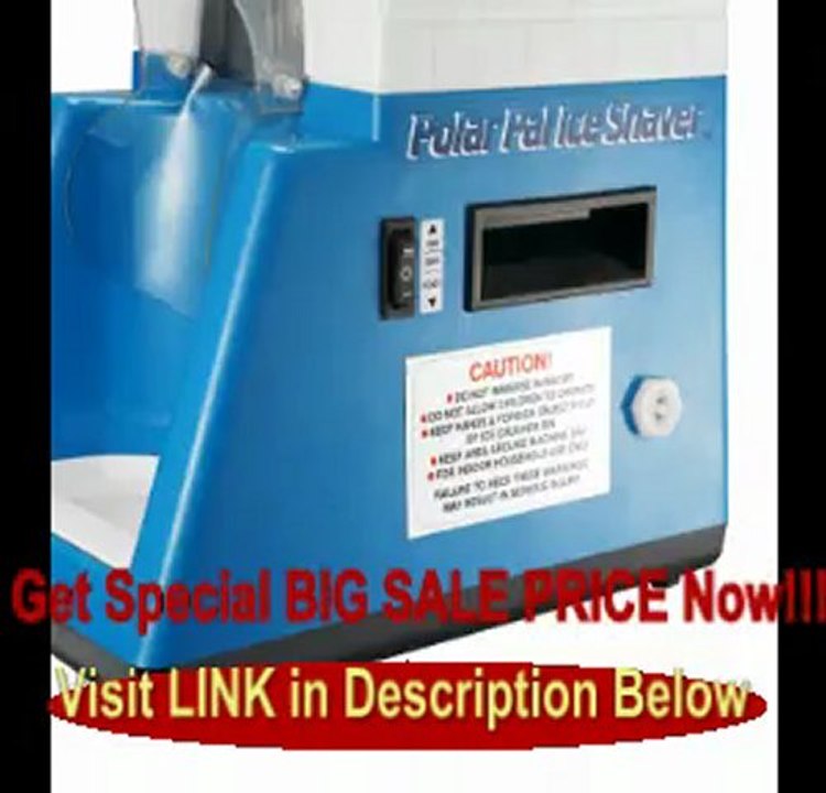 Great Northern Popcorn Polar Pal Shaved Ice Machine Ice Shaver Snow