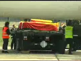Llegan a la base de Rota los restos de los cuatro militares muertos en Haití