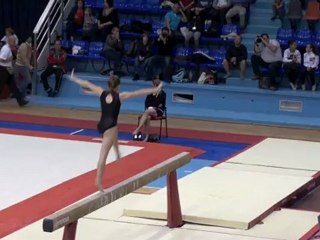 Finale du championnat de France par équipe de gymnastique à Valenciennes.