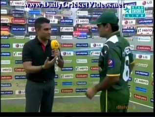 Post match Presentation