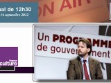 François Delapierre invité du journal de 12h30 sur France culture