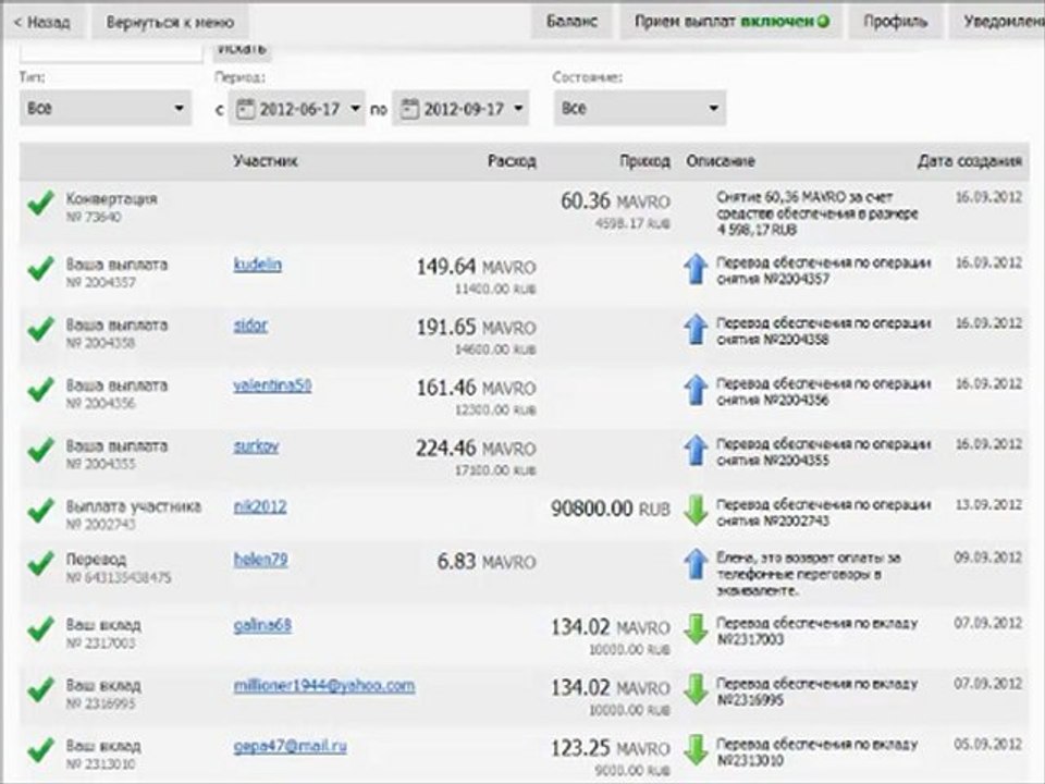 В I-MMM полный порядок! Выплаты идут!