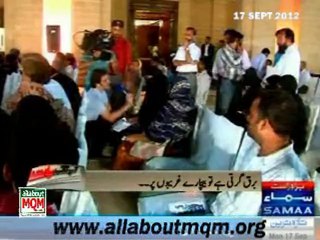 SAMAA Aap ki Baat: Karachi factory fire victims at governor house