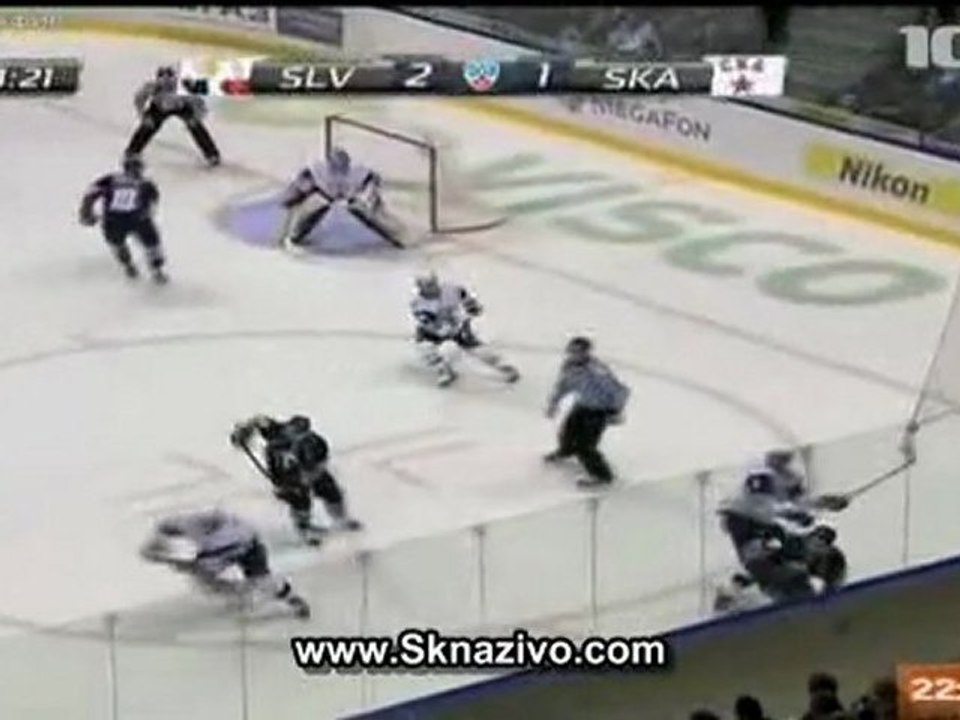 Slovan Bratislava vs SKA Petrohrad (2.tretina)