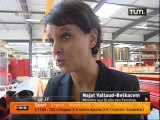 Najat Vallaud-Belkacem en visite pour promouvoir la parité