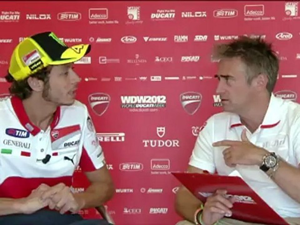 Entrevista a Hayden y a Rossi en el WDW2012