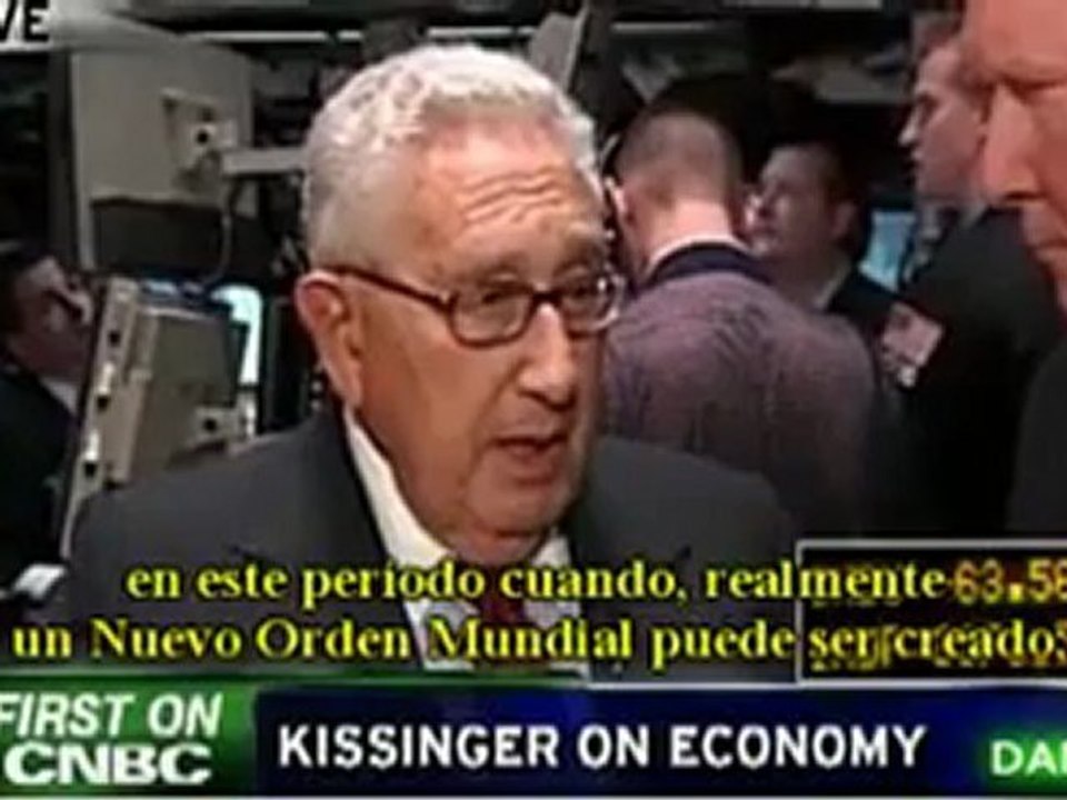 Kissinger: "Esta crisis es una GRAN OPORTUNIDAD para crear el Nuevo Orden Mundial"