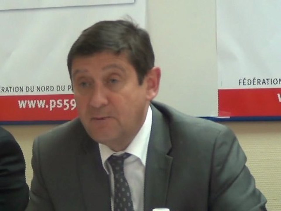 Conférence de presse, 17 septembre 2012 - Patrick Kanner, Pierre de Saintignon