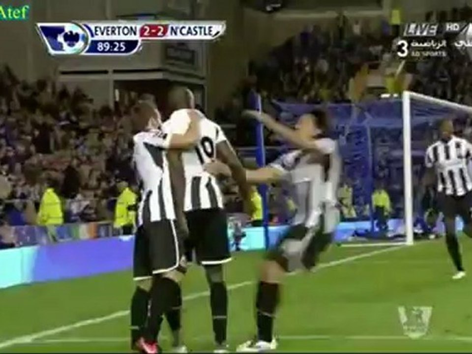 ايفرتون 2-2 نيوكاسل