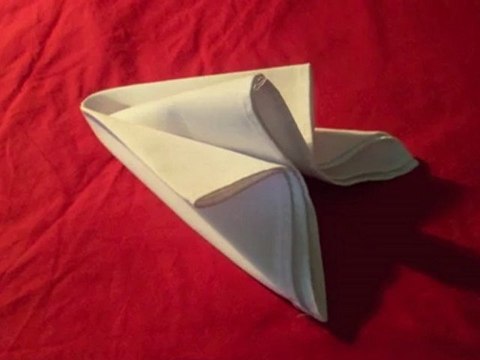How To Fold Napkins - Arrow Napkin Fold