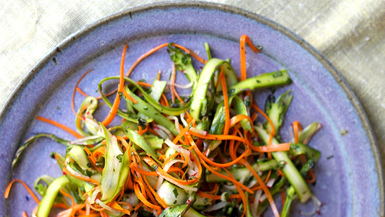 How to Ribbon Asparagus Without a Mandoline