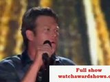 BLAKE SHELTON Country Music Awards 2012 PERFORMANCE