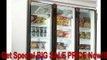 SPECIAL DISCOUNT Glass Door Freezers, Hinged, Top Mount, Includes 5'' Casters, Size:  82.5 X 34.75 X 78