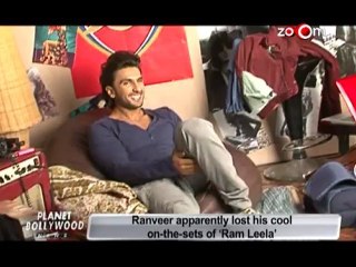 Ranveer apparently lost his cool on the sets of 'Ram Leela'