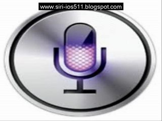 SIRI Software For IOS 5.1.1 Free Download