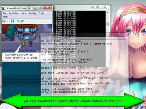 How to English Patch Pokemon Black 2 and White 2 v2.5 DS ROM Download